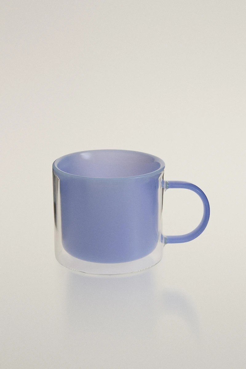 DOUBLE-WALLED BOROSILICATE GLASS MUG