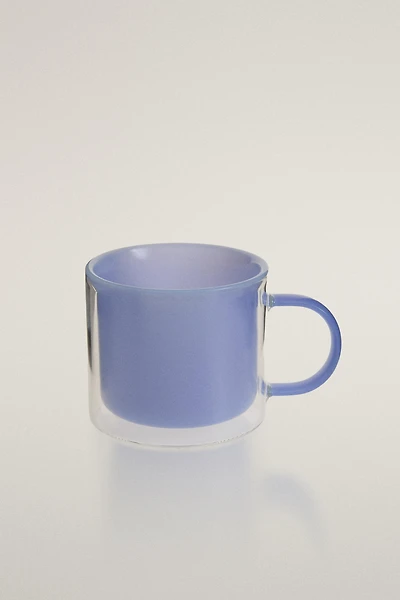 DOUBLE-WALLED BOROSILICATE GLASS MUG