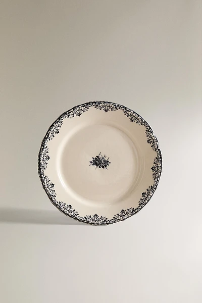 ASSIETTE À DESSERT MOTIF PLACÉ