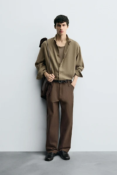 PANTALON STRAIGHT FIT DÉLAVÉ