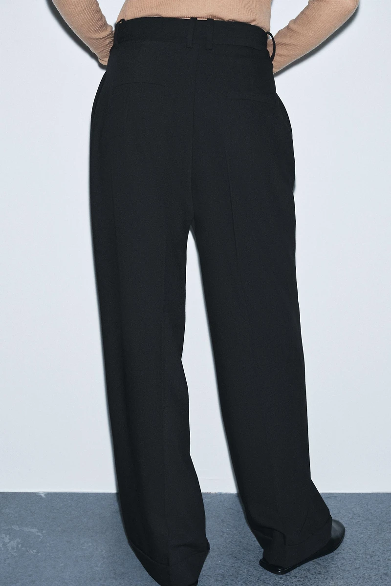 ASYMMETRIC WAIST PANTS ZW COLLECTION