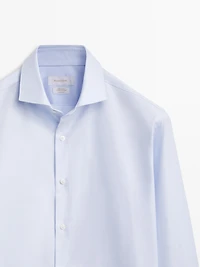Slim fit 100% cotton shirt