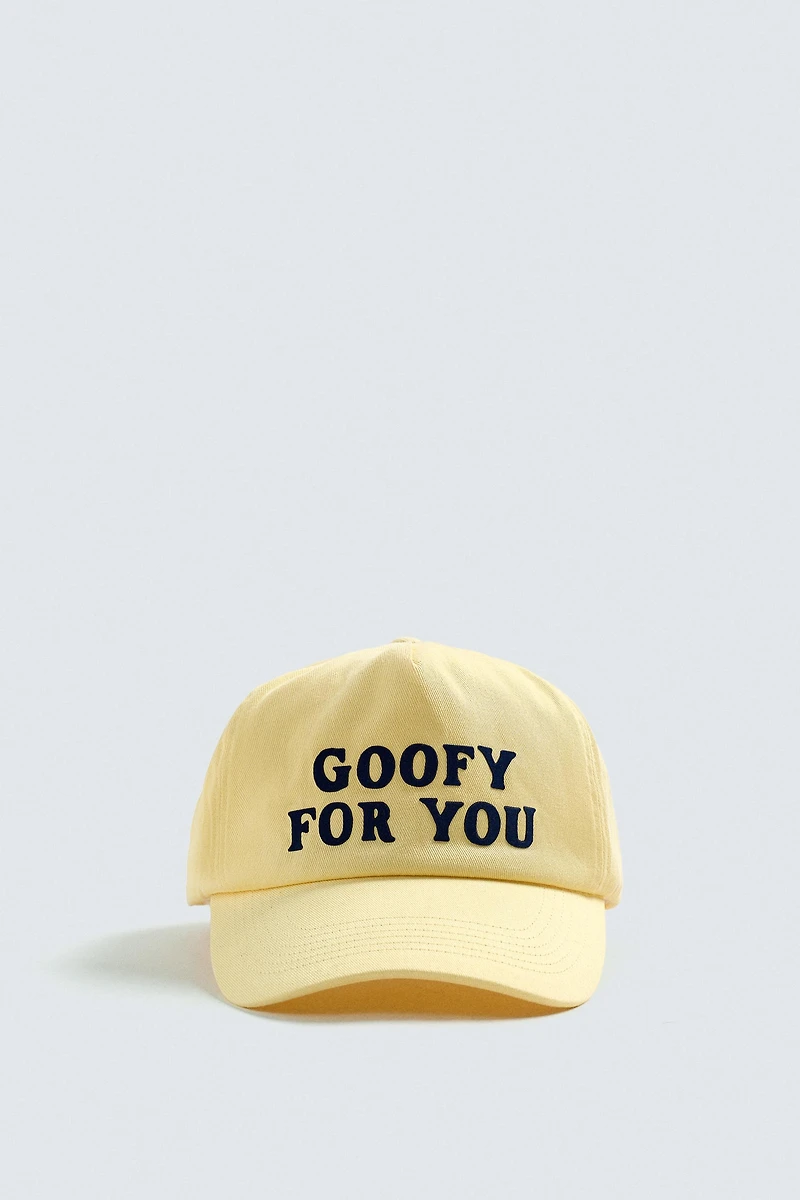 CASQUETTE INSCRIPTION HARRY LAMBERT FOR ZARA X DISNEY