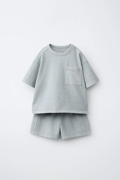ENSEMBLE JOGGING T-SHIRT ET BERMUDA UNI