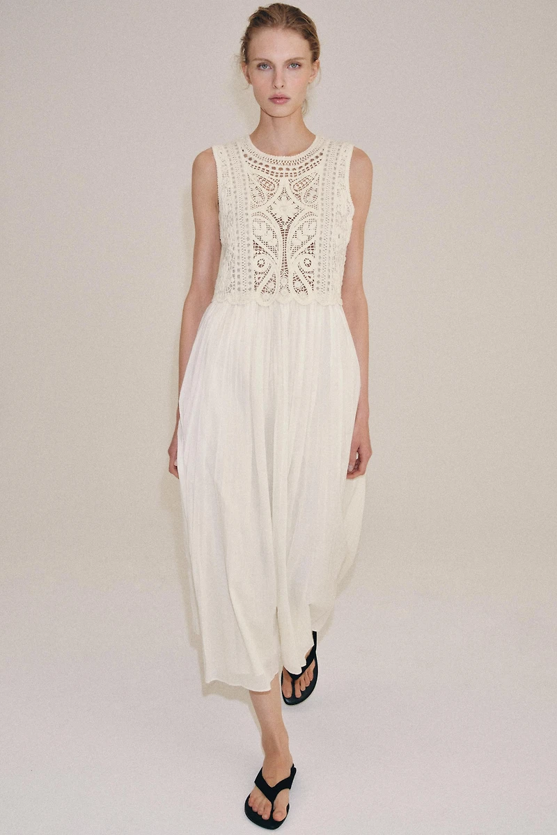 ROBE MI-LONGUE BRODÉE ZW COLLECTION