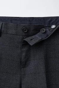 PANTALON DE COSTUME À CARREAUX