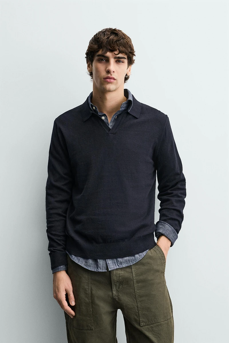 POLO EN MAILLE REGULAR FIT