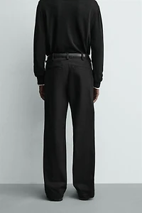 FLARE FIT TWILL PANTS