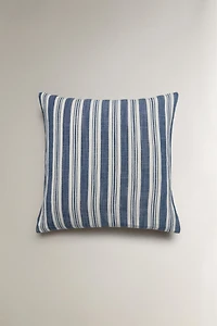 STRIPED THROW PILLOW COVER