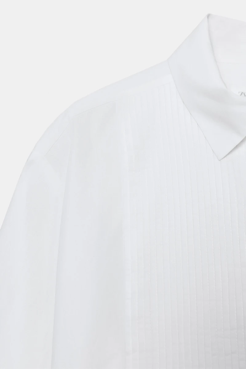 ZW COLLECTION POPLIN SHIRT WITH BIB
