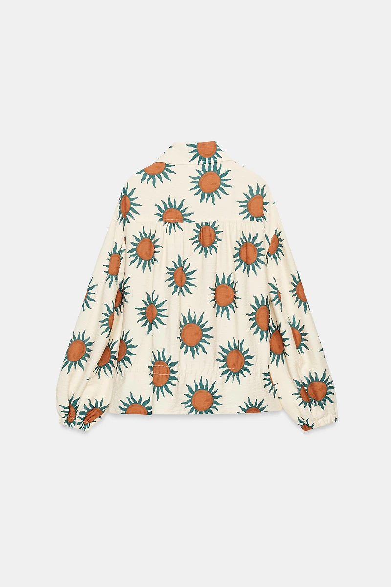 PRINTED BOMBER JACKET