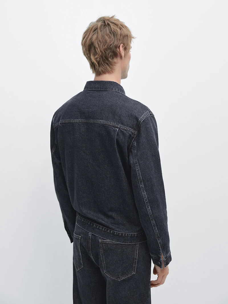 Denim trucker jacket