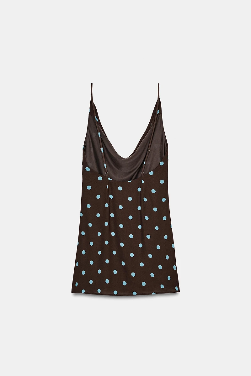 ROBE MINI À POIS