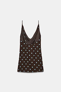 ROBE MINI À POIS