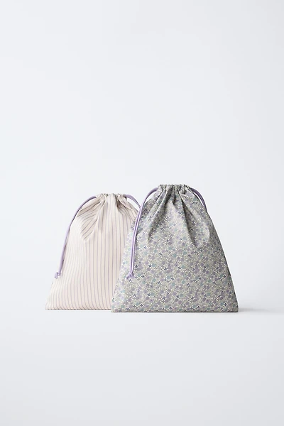 LOT DE SACS DE VOYAGE À FLEURS