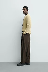 RIBBED TEXTURED JUMPER