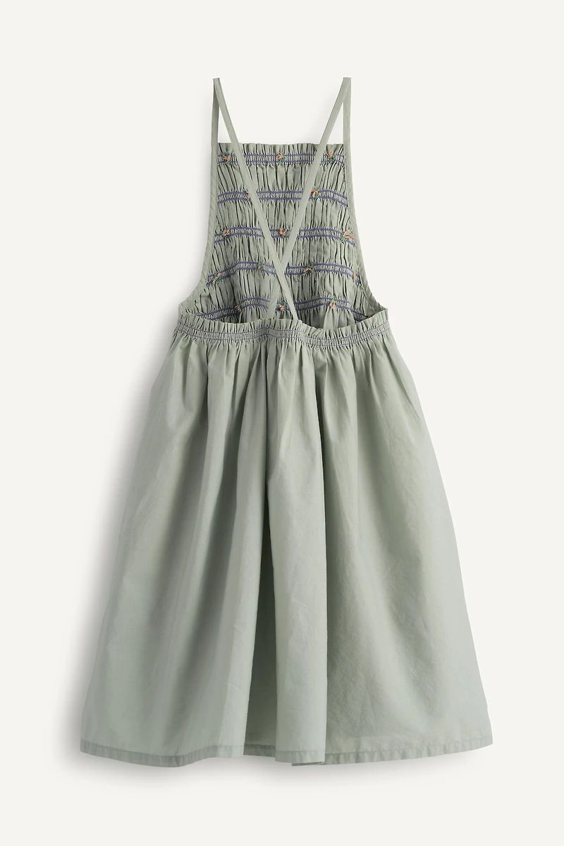ROBE SALOPETTE ÉLASTIQUES FLEURS BRODÉES ÉDITION LIMITÉE