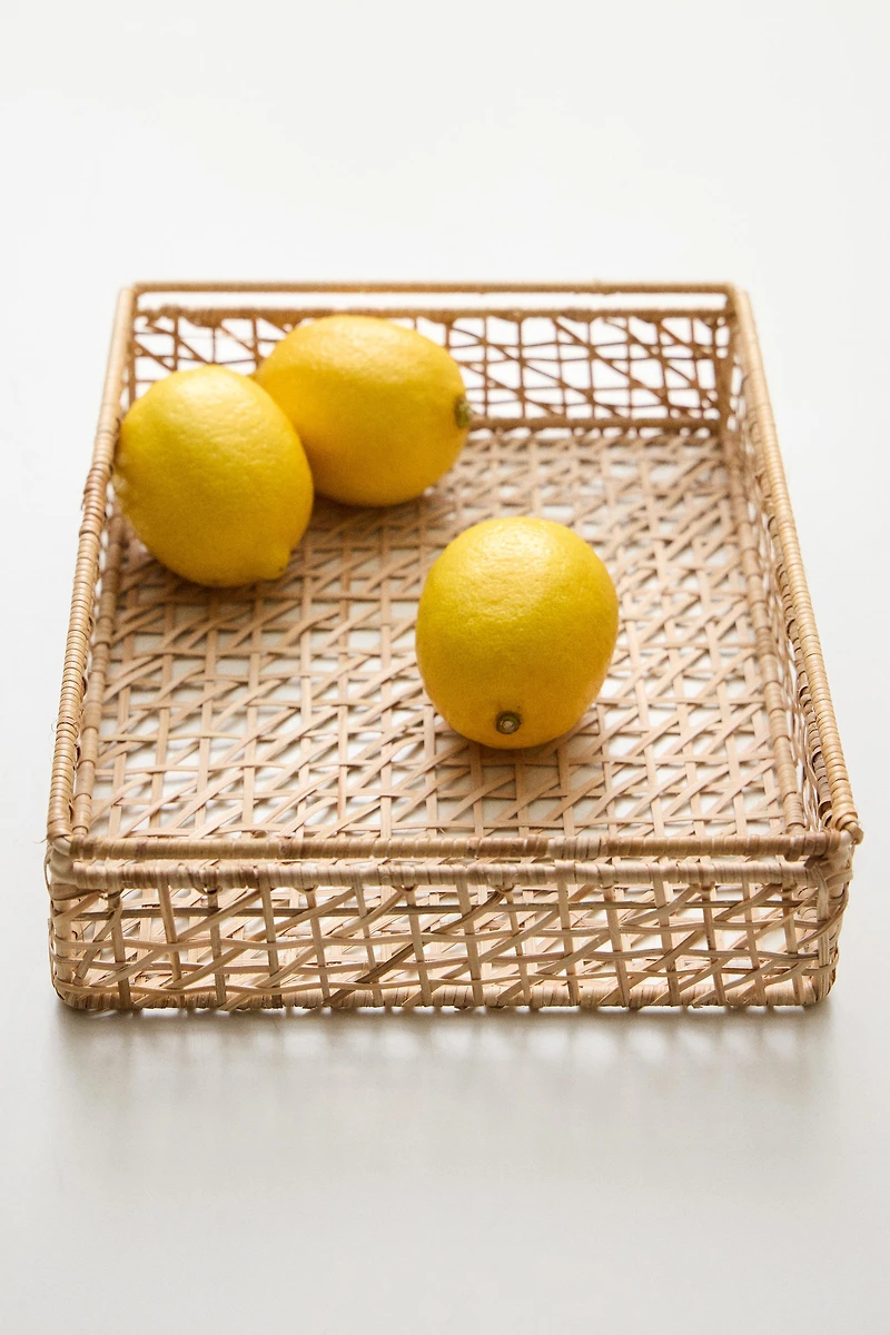 WOVEN RATTAN TRAY