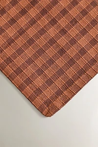 PACK OF CHECK NAPKINS WITH TOPSTITCHING (PACK 2)