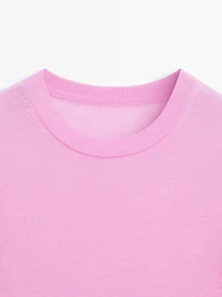 Pull en maille à manches courtes - STUDIO