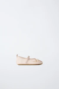 ORGANZA FLOWER BALLET FLATS
