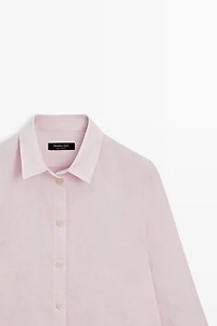 Flowing 100% linen shirt