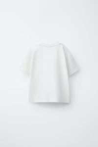 MOM AND DAD TEXT PRINT T-SHIRT