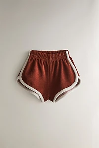 SHORT DE PLAGE ENFANT EN TISSU ÉPONGE