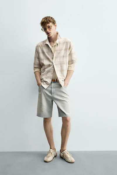 REGULAR FIT PLAID SHIRT