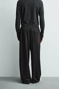 STRIPED JACQUARD JOGGING PANTS