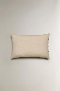 EMBROIDERED THROW PILLOW COVER