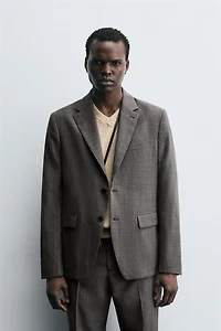 BLAZER COSTUME À CARREAUX