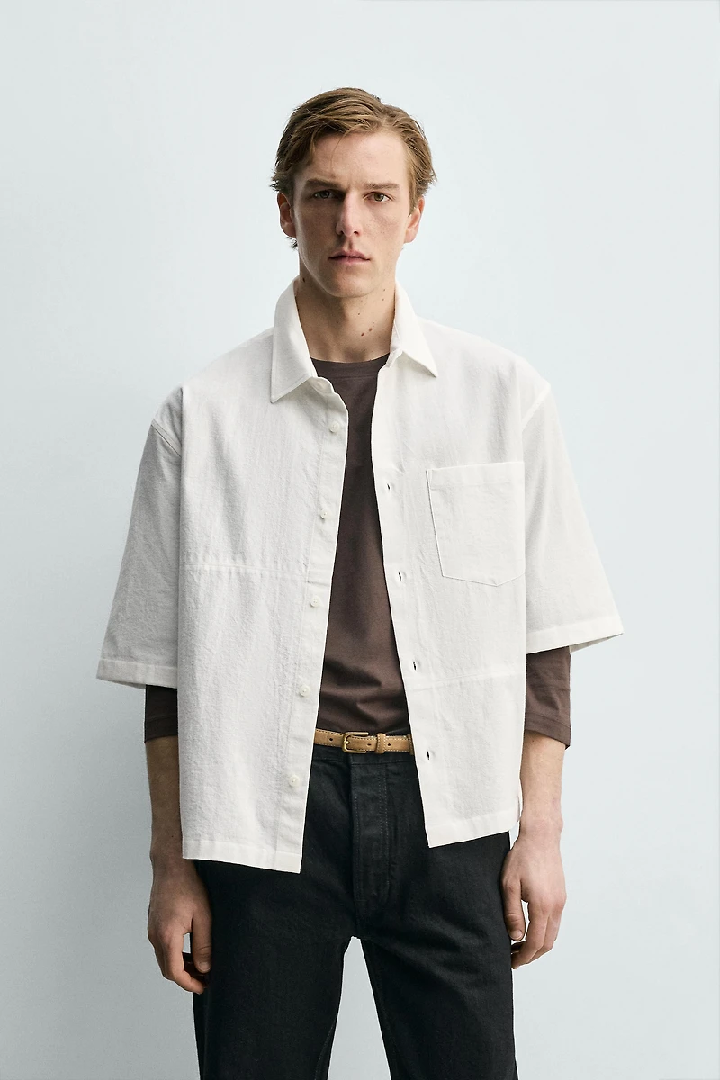 RELAXED FIT COTTON SHIRT