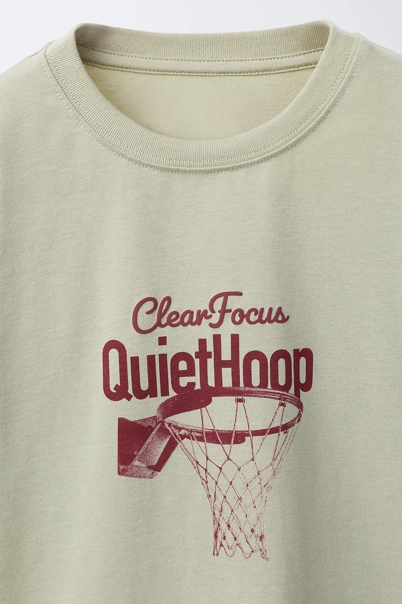 T-SHIRT IMPRIMÉ SPORTS