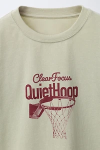 T-SHIRT IMPRIMÉ SPORTS