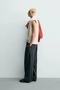 CHEMISE POLO SANS MANCHES RELAXED FIT
