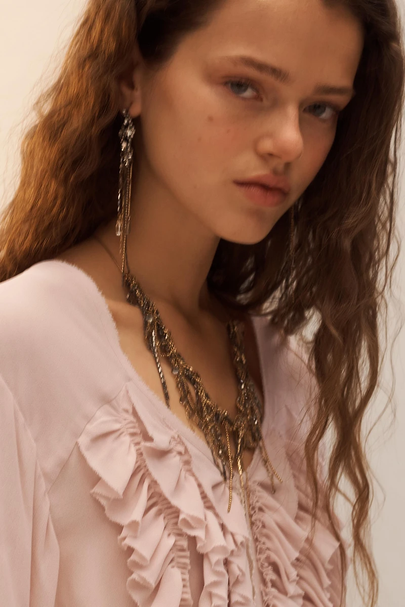 CHEMISE VOLANTS DENTELLE LIMITED EDITION