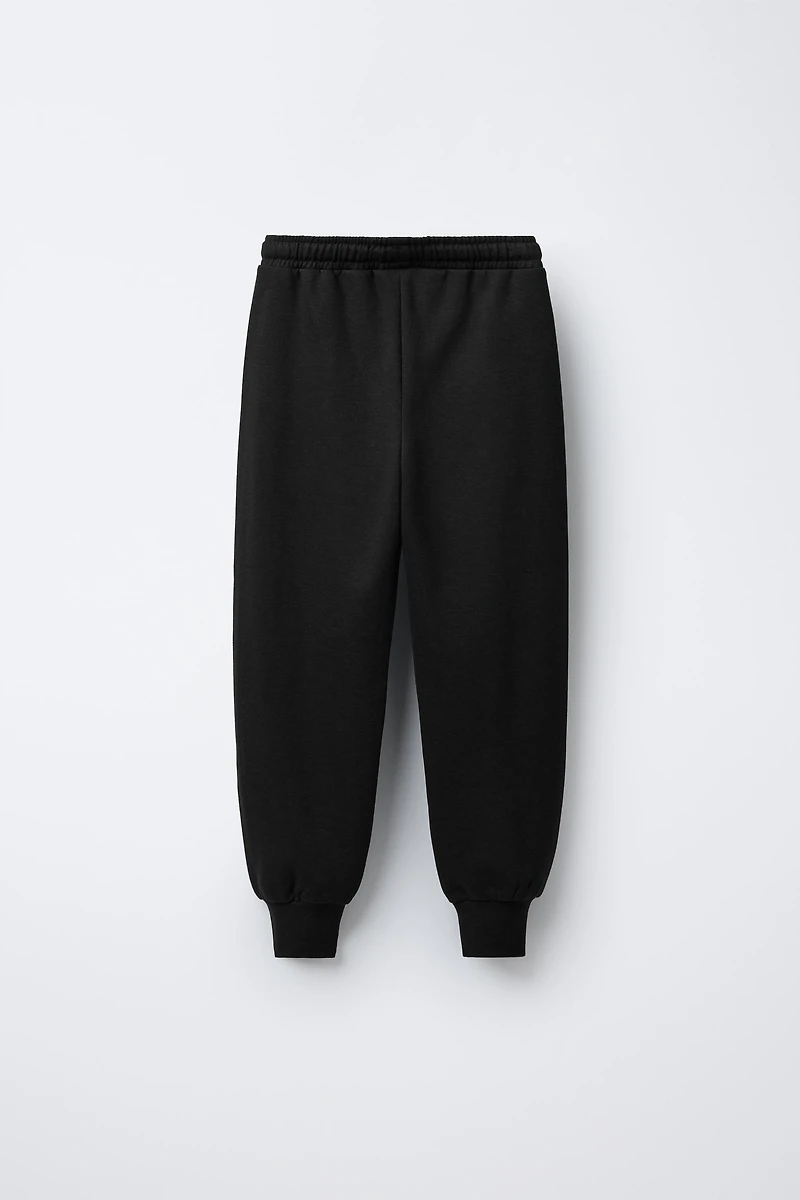 INTERLOCK HOODED SWEATSHIRT AND JOGGER PANTS SET