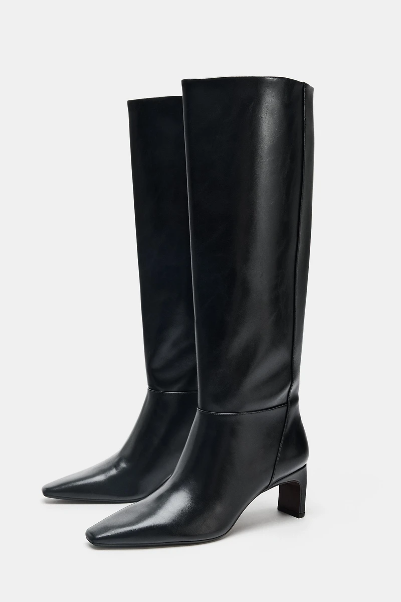 WIDE HEEL BOOTS