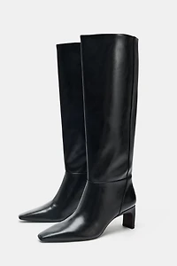 WIDE HEEL BOOTS