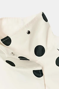 BLOUSON BOMBER À POIS