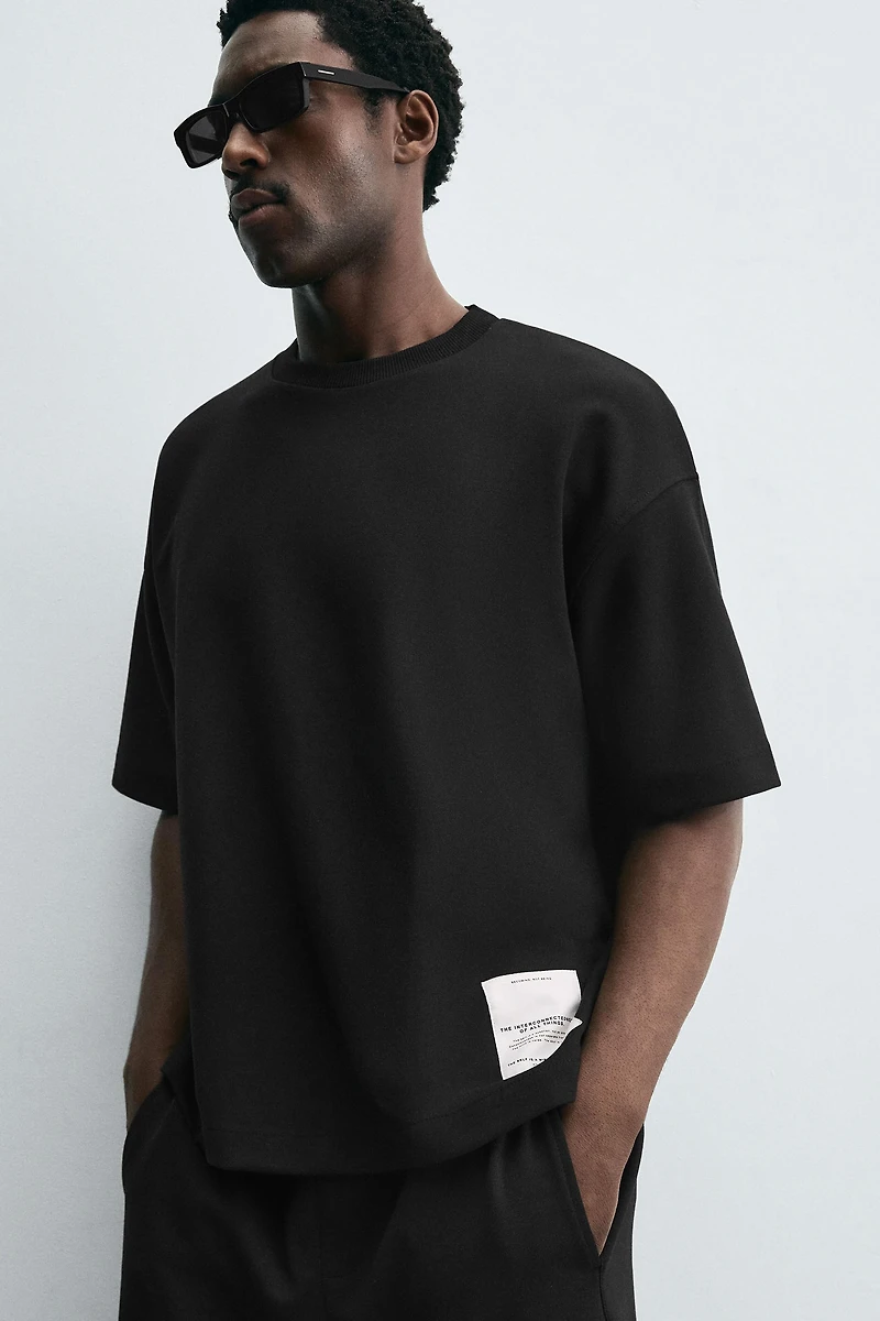 INTERLOCK LABEL SWEATSHIRT