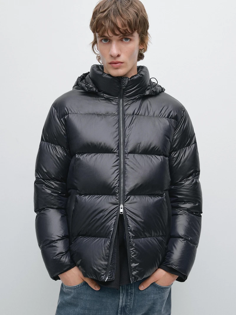 Veste matelassée satinée déperlante