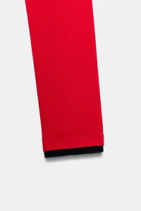 CROPPED DOUBLE EFFECT T-SHIRT