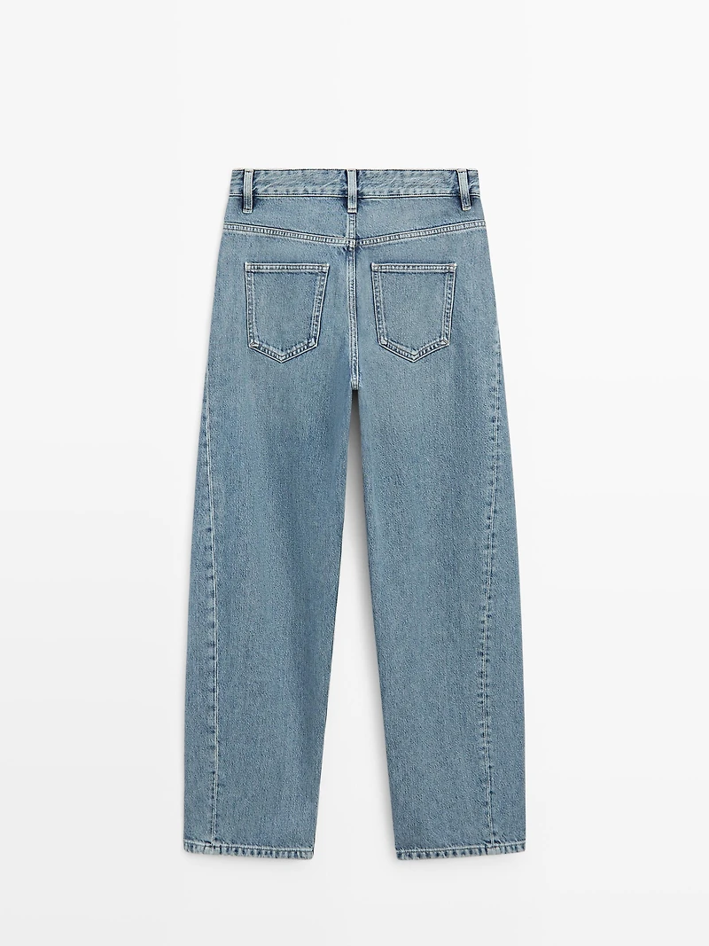 Jean balloon mid-rise