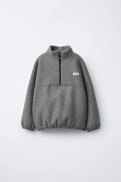 BENSIMON ® X ZARA LABEL FLEECE SWEATSHIRT