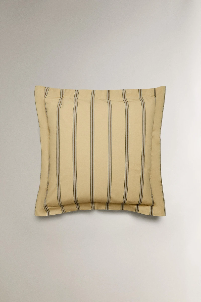 STRIPED PERCALE PILLOWCASE (300 THREAD COUNT)