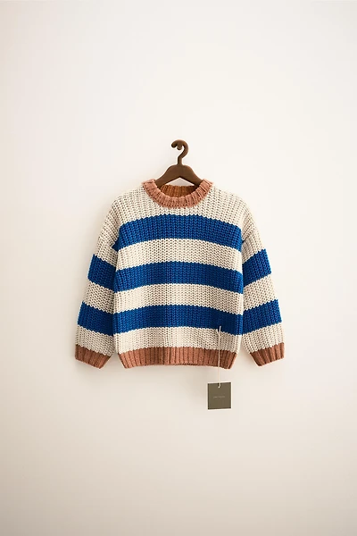 ZARA TIMELESS - STRIPED CHUNKY KNIT SWEATER