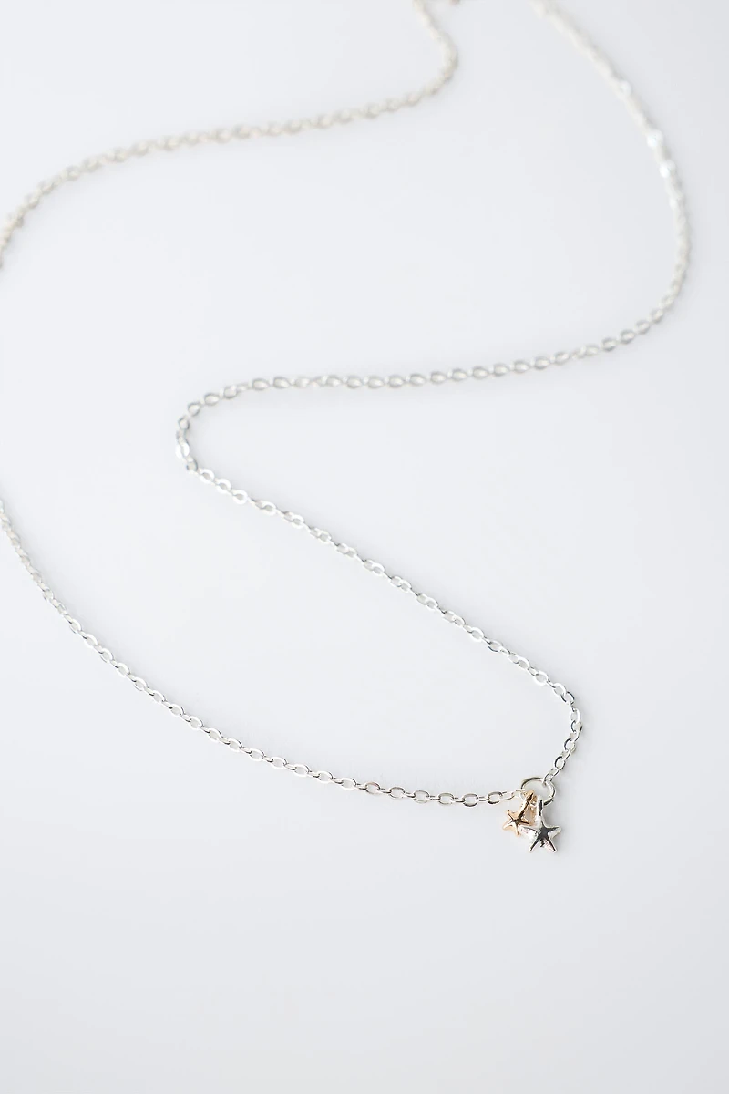 PACK OF TWO STAR NECKLACES