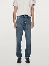 Straight-leg jeans